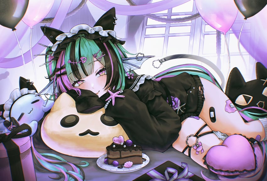 finana ryugu and ryuguard (nijisanji and 1 more) drawn by yumevly