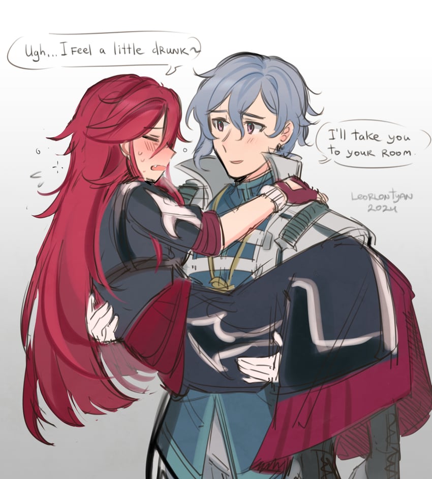 celis ortesia and rion balthazar (eiyuu densetsu and 2 more) drawn by leorlontyan