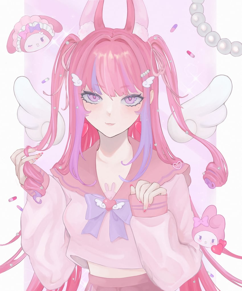 my melody (original and 2 more) drawn by shoujoblush