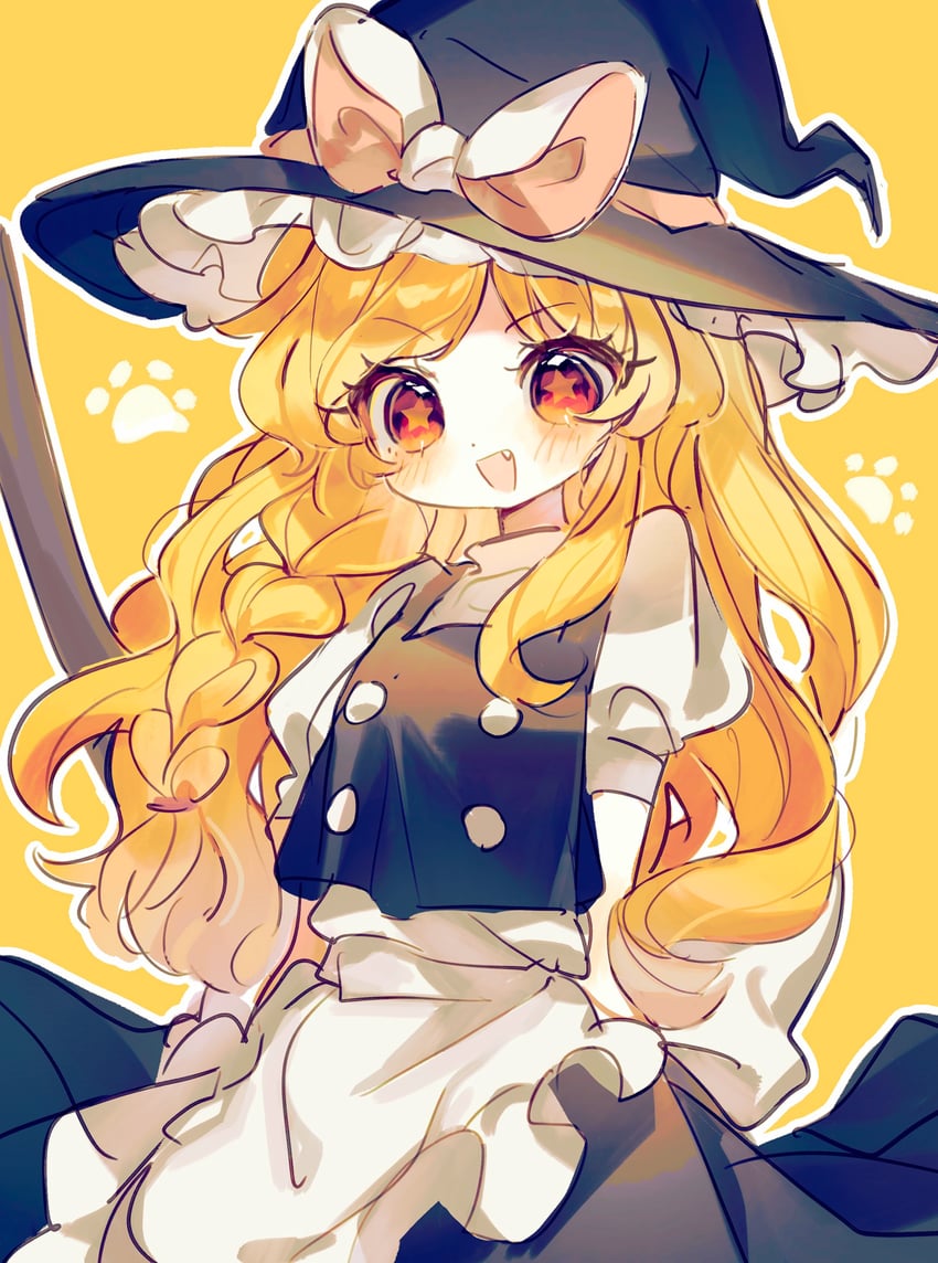 kirisame marisa (touhou and 1 more) drawn by springarashi02