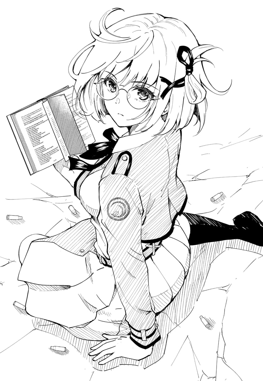 nishikigi chisato (lycoris recoil) drawn by fqnrxj
