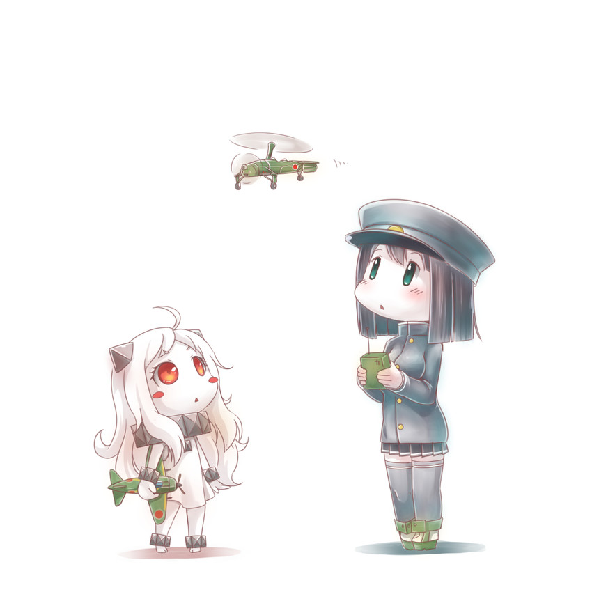 northern ocean princess and akitsu maru (kantai collection) drawn by yaosera