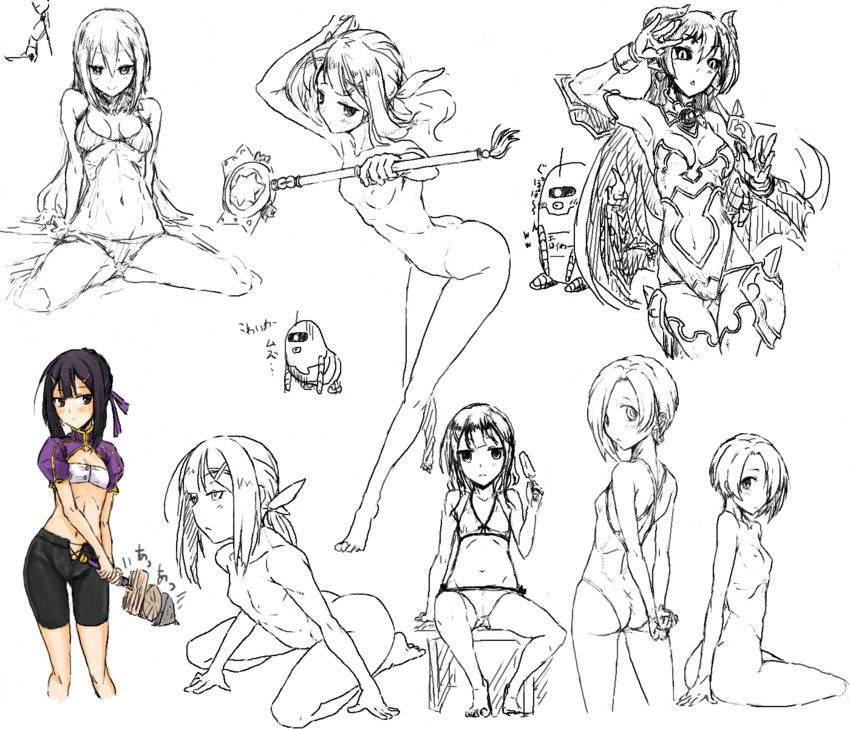 shirasaka koume, miyu edelfelt, magical sapphire, and asmodeus (fate and 4 more) drawn by wantsupanchi!!