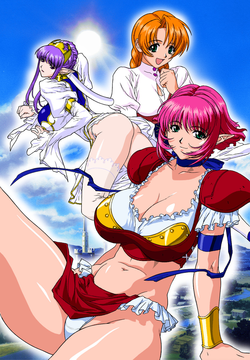 cala, jota, and julietta (viper and 2 more) drawn by katsura_ken'ichirou