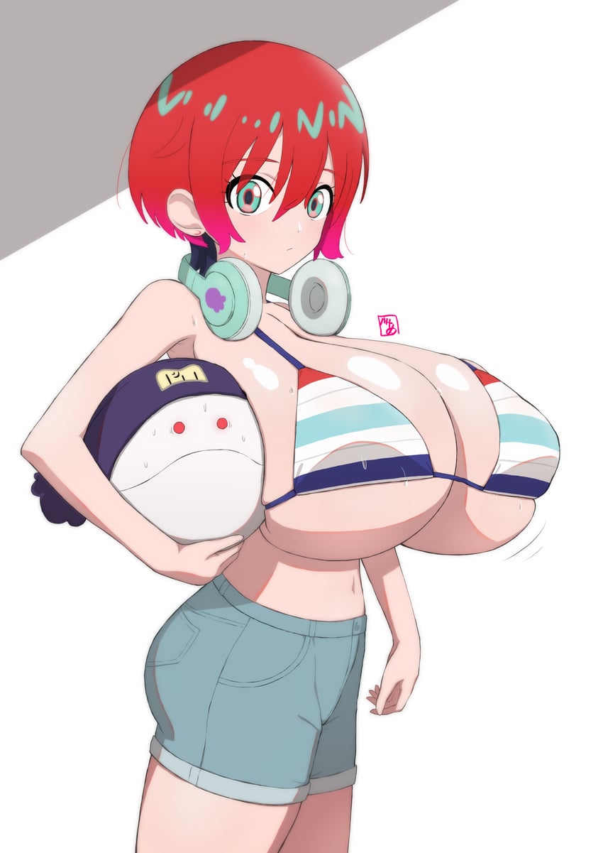 amate yuzuriha and haro (gundam and 1 more) drawn by bea_(bropmlk)