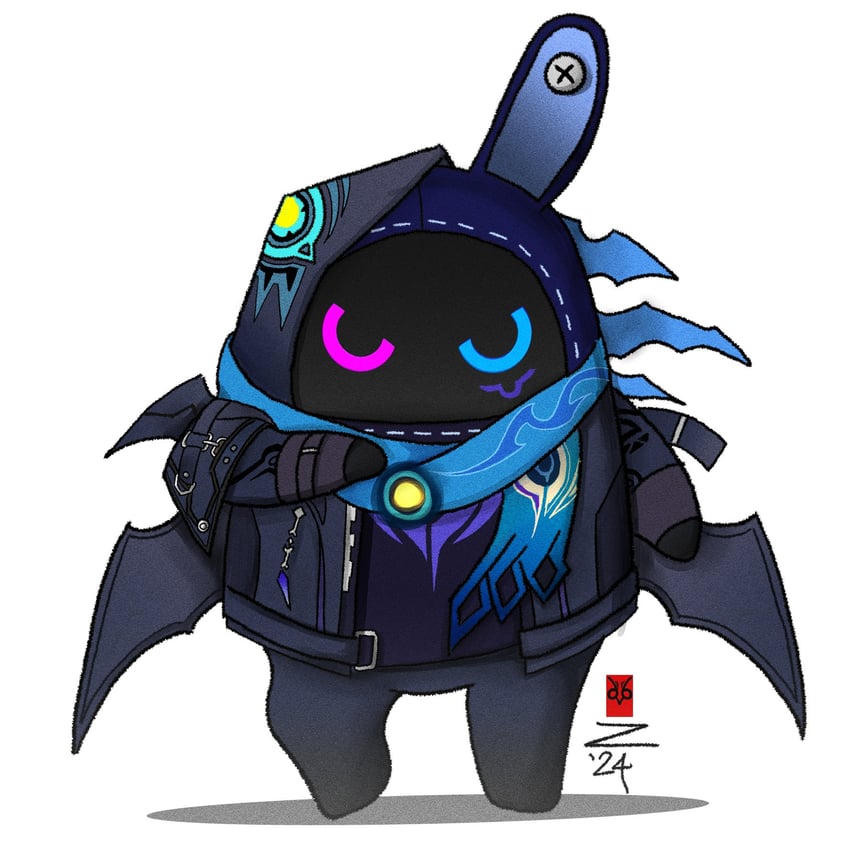 ororon (genshin impact and 2 more) drawn by cokecharon