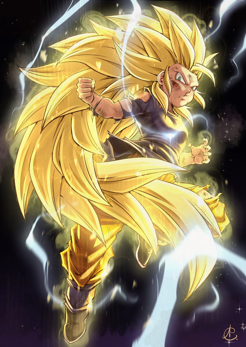 pan (dragon ball and 1 more) drawn by benoit_picard
