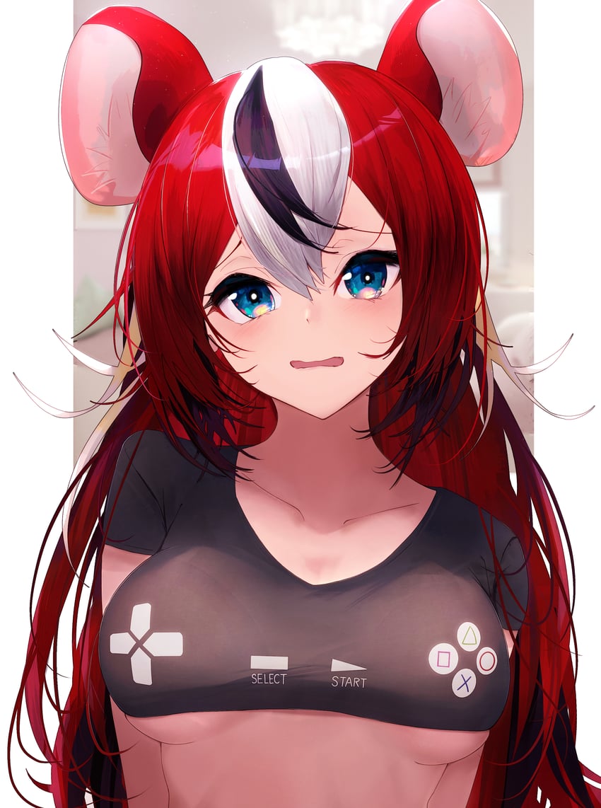 hakos baelz (hololive and 1 more) drawn by getto