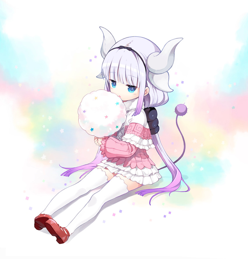 kanna kamui (kobayashi-san chi no maidragon) drawn by renian