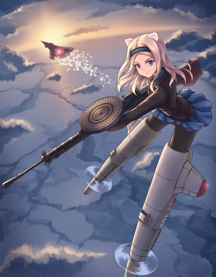 aleksandra i. pokryshkin and neuroi (world witches series and 1 more) drawn by tkfkid
