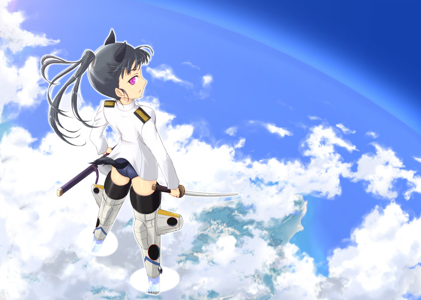 sakamoto mio (world witches series and 1 more) drawn by sayu_(mio-mosa)