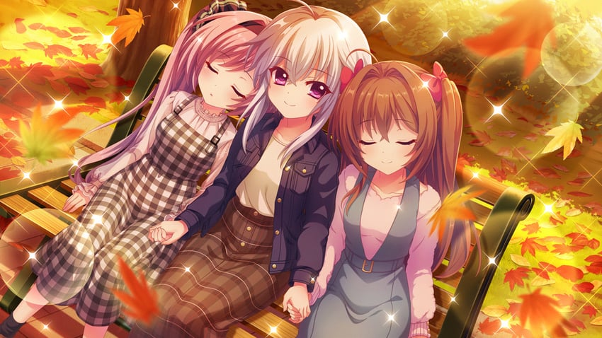 misaki sango, shikimiya aone, and ichijou ruka (re:stage!) drawn by izumi_tsubasu