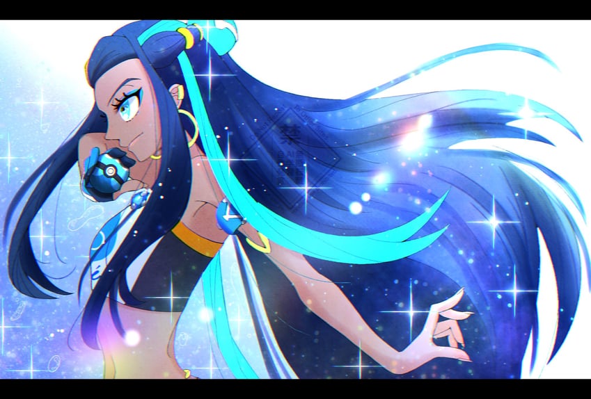 nessa (pokemon and 1 more) drawn by marin_sub1
