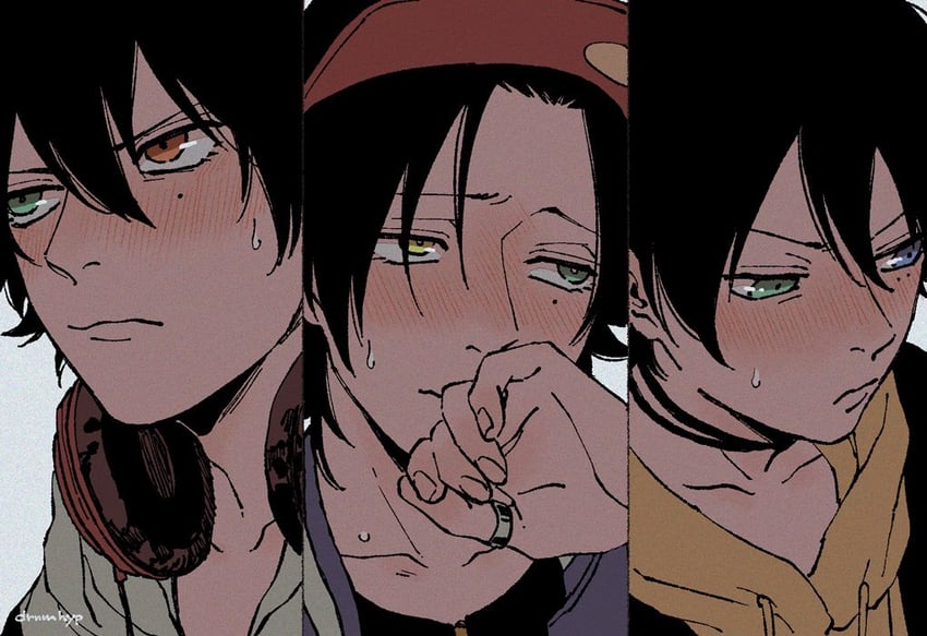 yamada ichiro, yamada saburo, and yamada jiro (hypnosis mic) drawn by drnmhyp