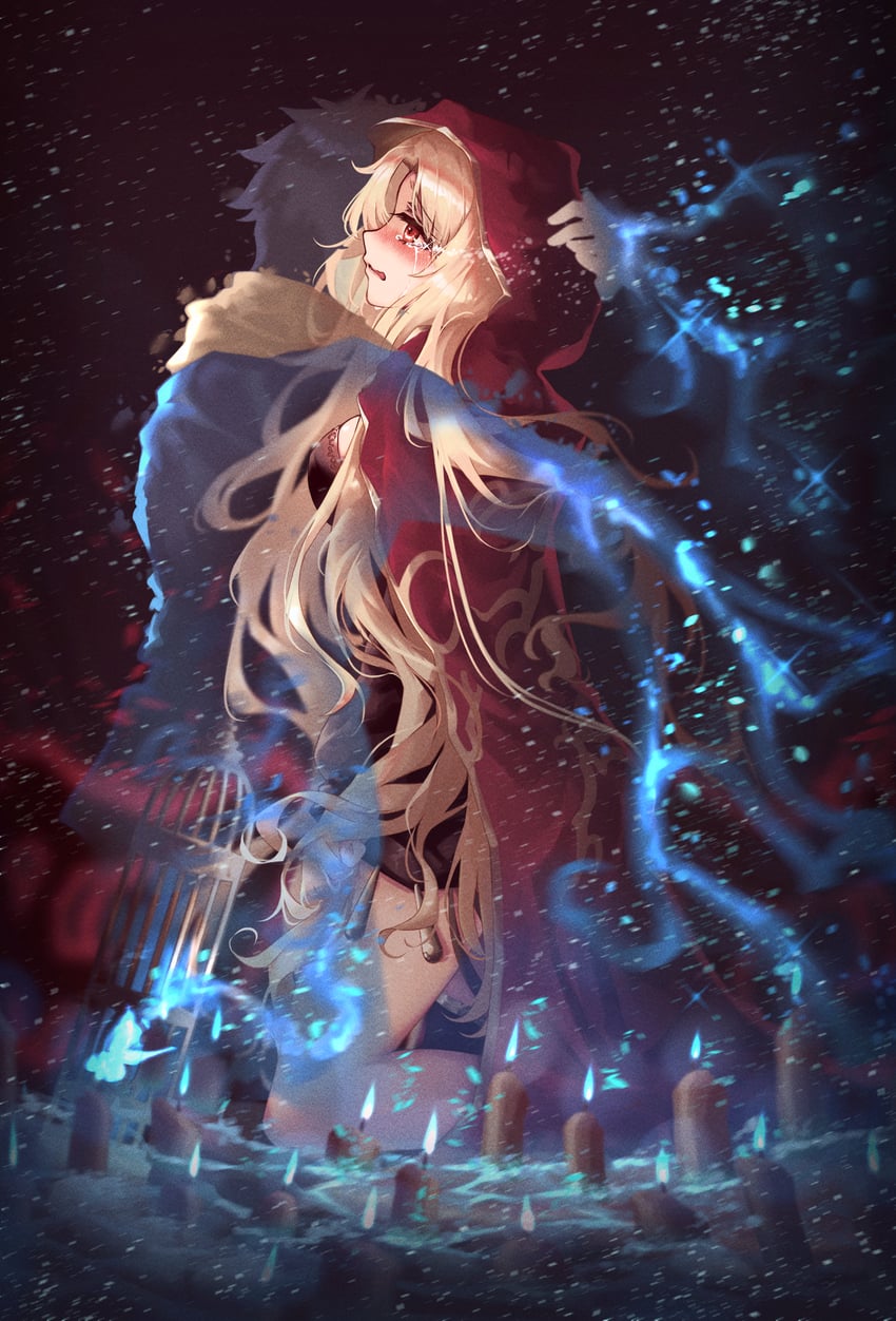 fujimaru ritsuka and ereshkigal (fate and 1 more) drawn by blitz_predator