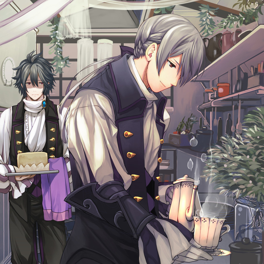 jakob and dwyer (fire emblem and 1 more) drawn by kero_sweet