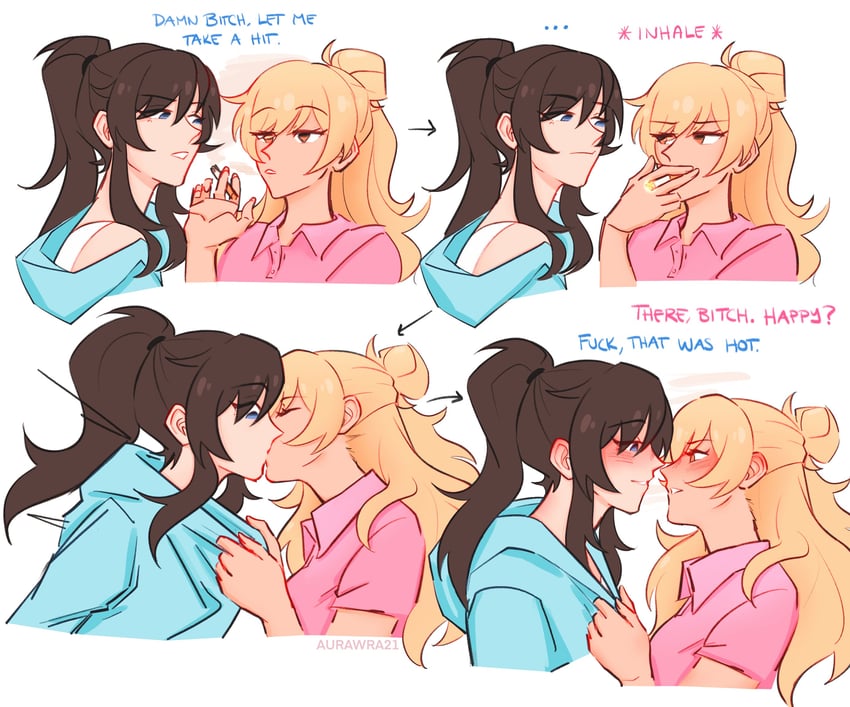 nicole and jecka (class of 09) drawn by aurora_(aurawra21)