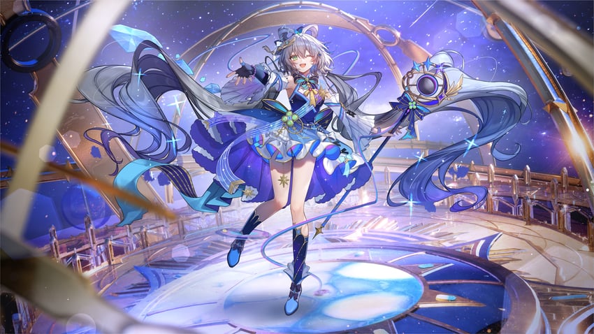 luo tianyi (vocaloid and 1 more) drawn by yolanda