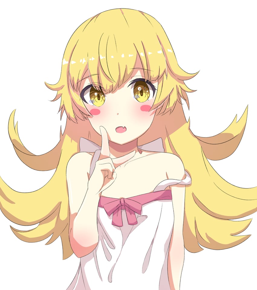 oshino shinobu (monogatari and 1 more) drawn by d_(delt4)