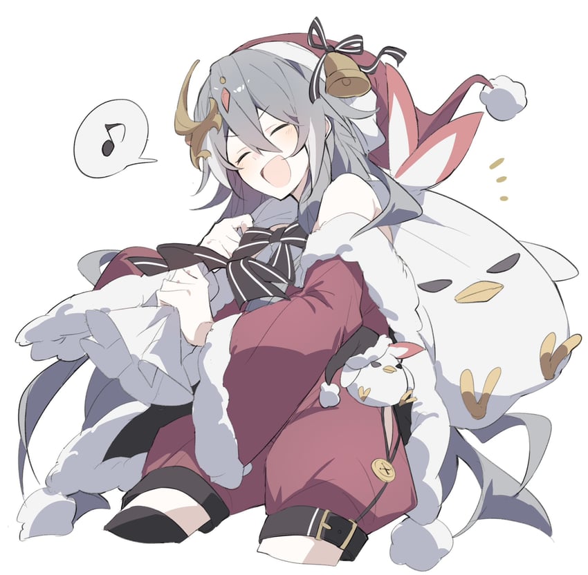 herrscher of sentience and jingwei (honkai and 1 more) drawn by nonaa4141