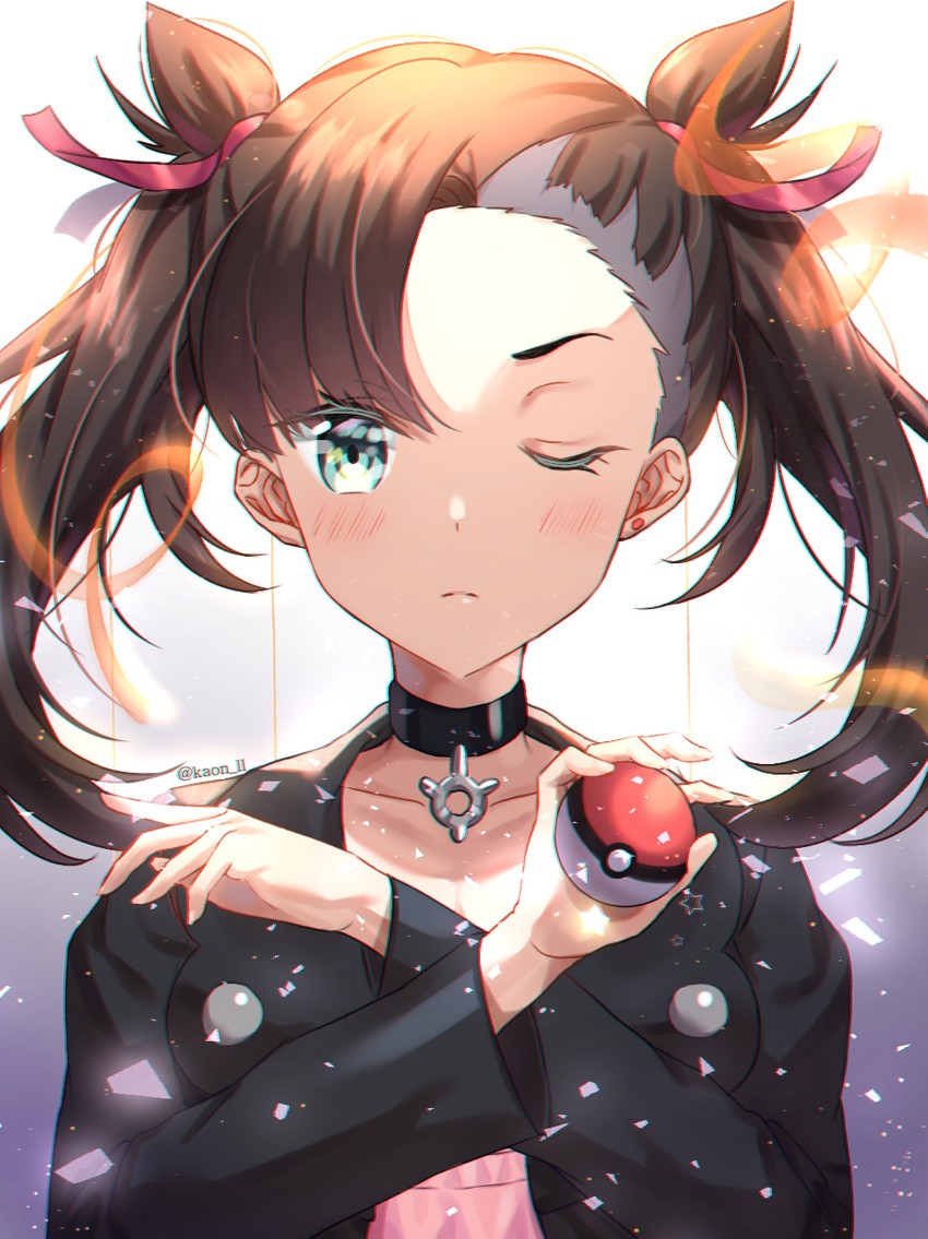 marnie (pokemon and 1 more) drawn by kaon_(kaon_ll)