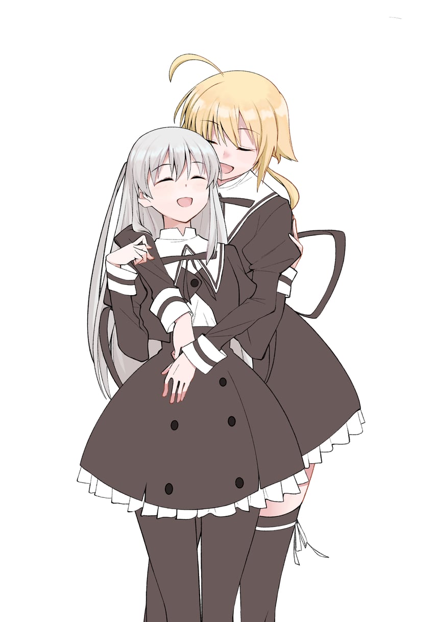 egawa kusumi and amano soraha (assault lily) drawn by sasaki33916
