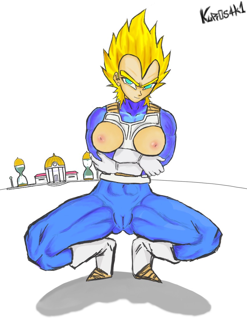 vegeta (dragon ball and 1 more) drawn by kur0s4k1