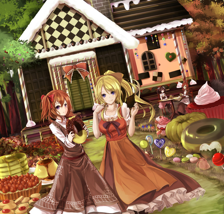 nishikino maki, yazawa nico, ayase eli, kosaka honoka, minami kotori, and 2 more (love live! and 2 more) drawn by orein