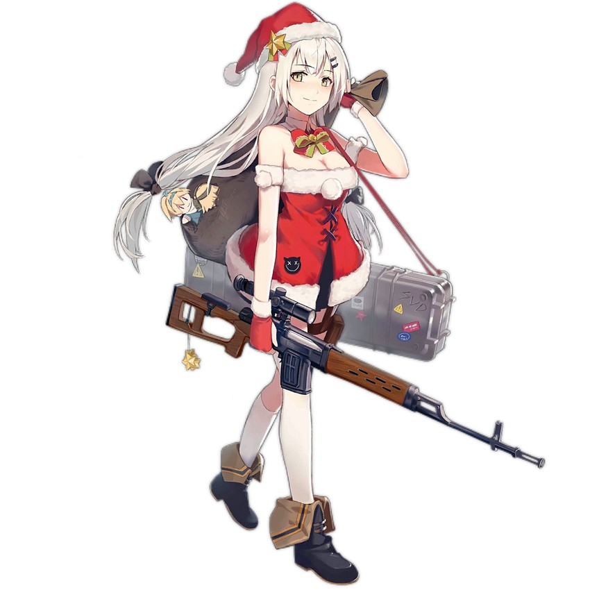 svd, sv-98, and scw (girls' frontline) drawn by huanxiang_heitu