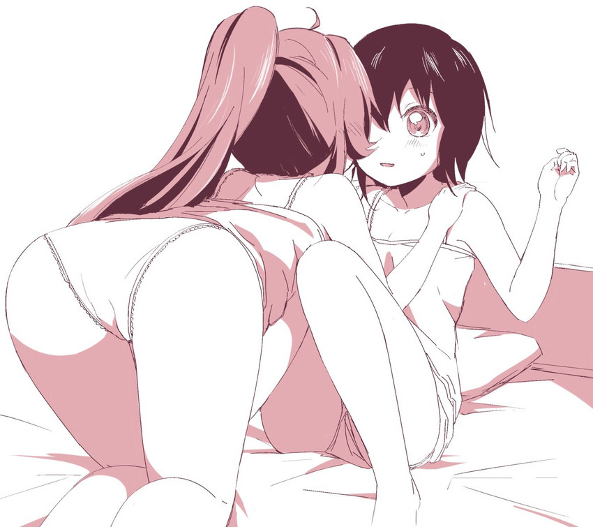 funami yui and sugiura ayano (yuruyuri) drawn by kamiki_uutarou