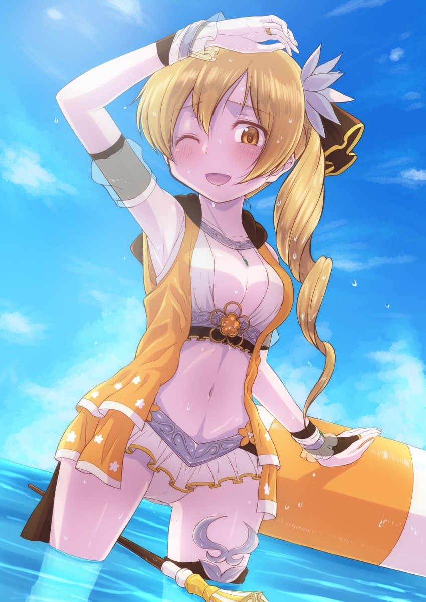 tomoe mami (mahou shoujo madoka magica and 1 more) drawn by touyu_(yuruyuruto)