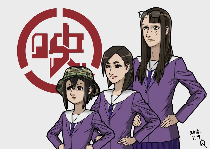 kanamori sayaka, asakusa midori, and mizusaki tsubame (eizouken ni wa te wo dasu na!) drawn by kiyuu_(kkz775569)