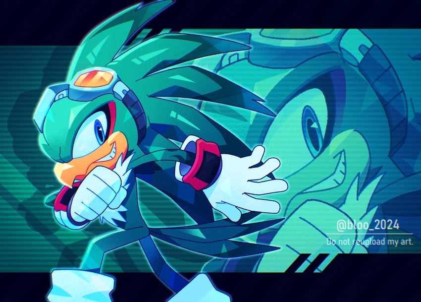 jet the hawk (sonic and 1 more) drawn by bloo_2024