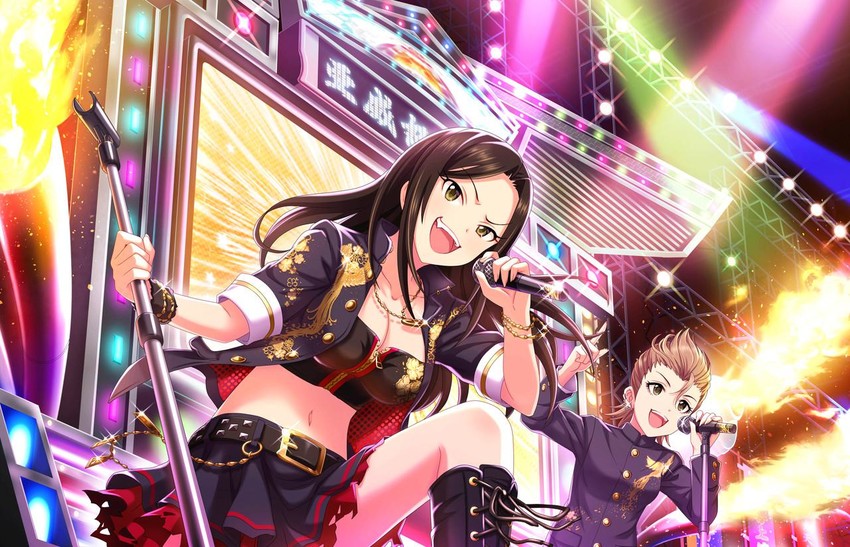 mukai takumi and kimura natsuki (idolmaster and 2 more)