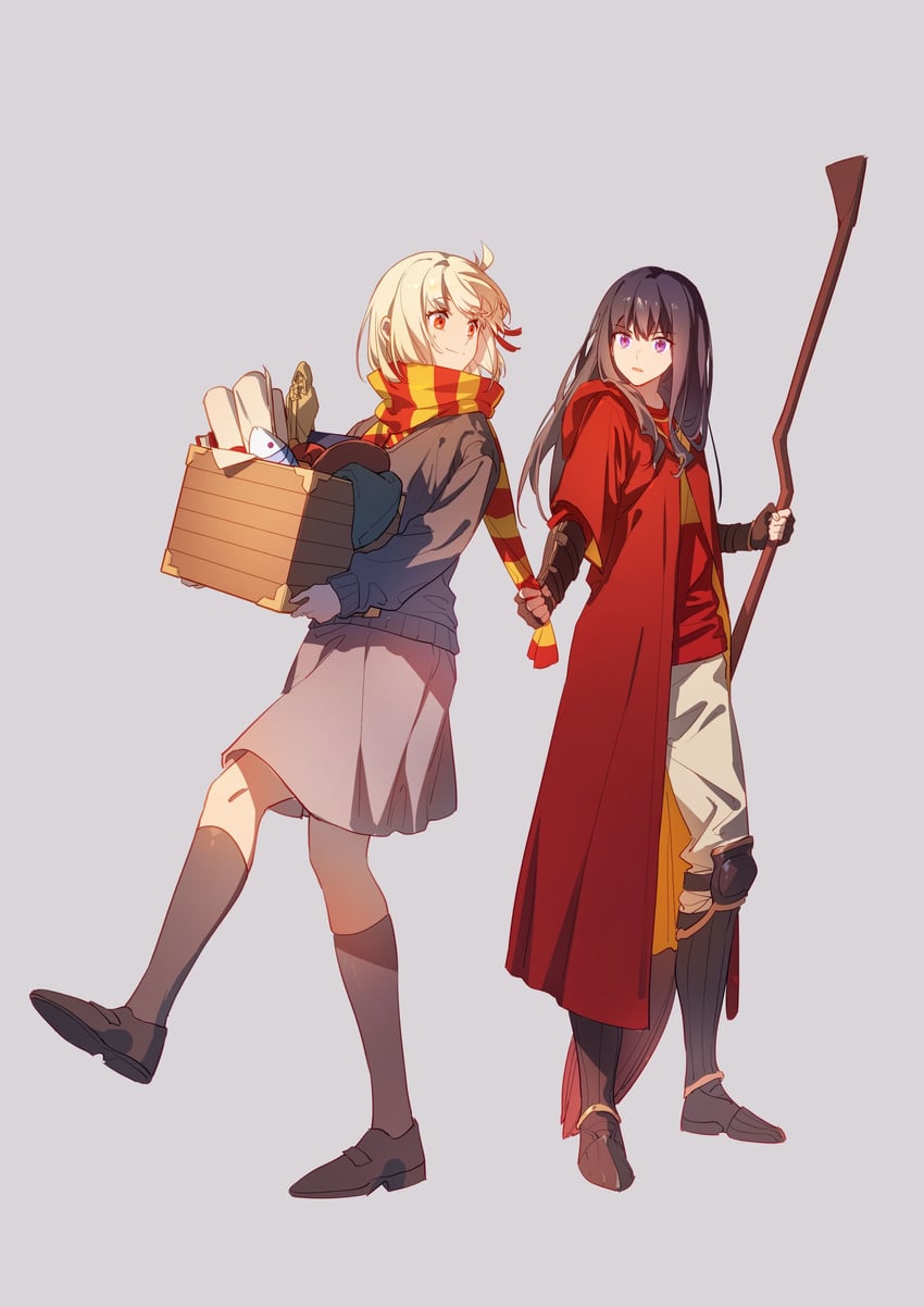 nishikigi chisato and inoue takina (lycoris recoil and 2 more) drawn by walluka
