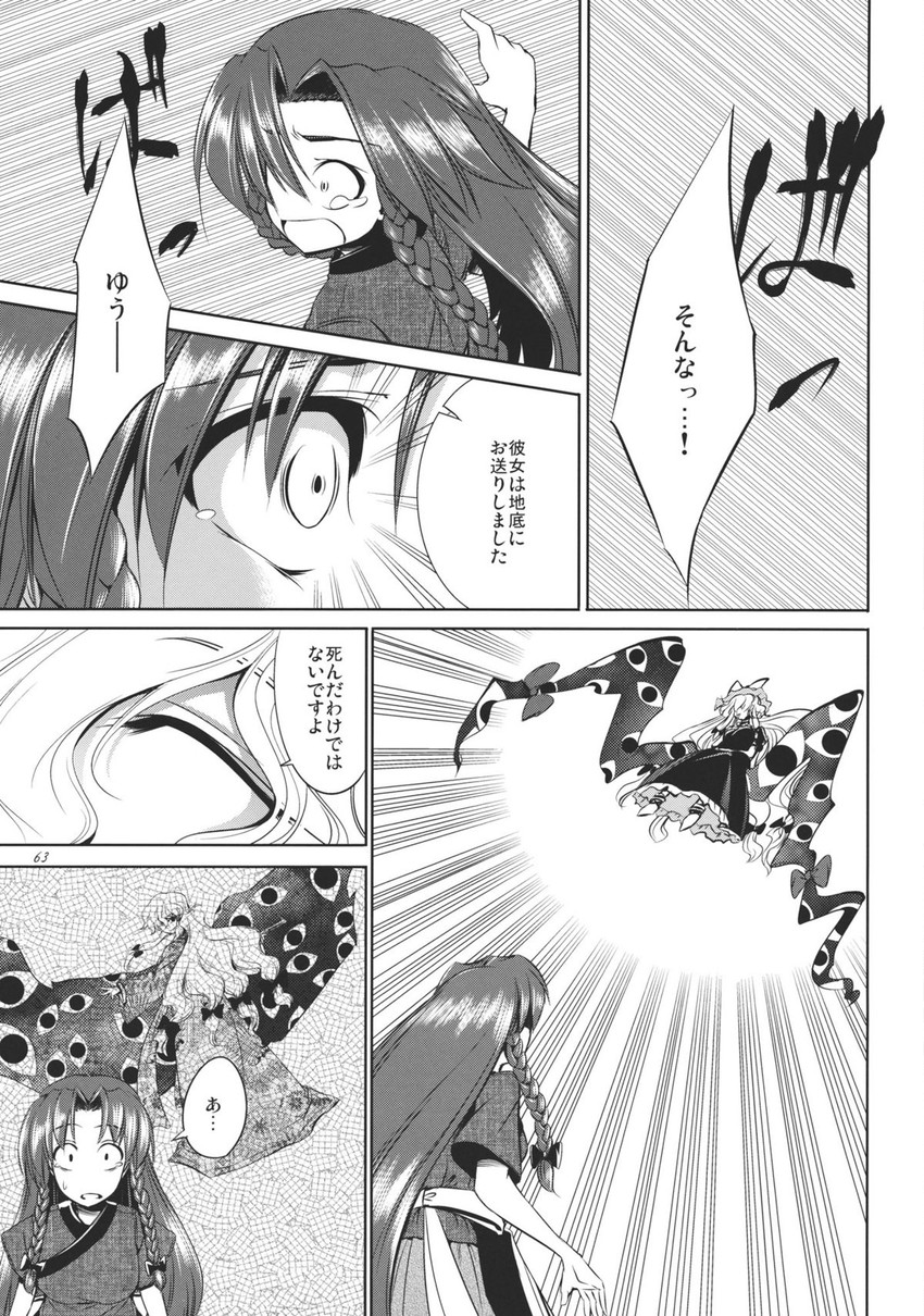 yakumo yukari and hong meiling (touhou) drawn by aozora_market