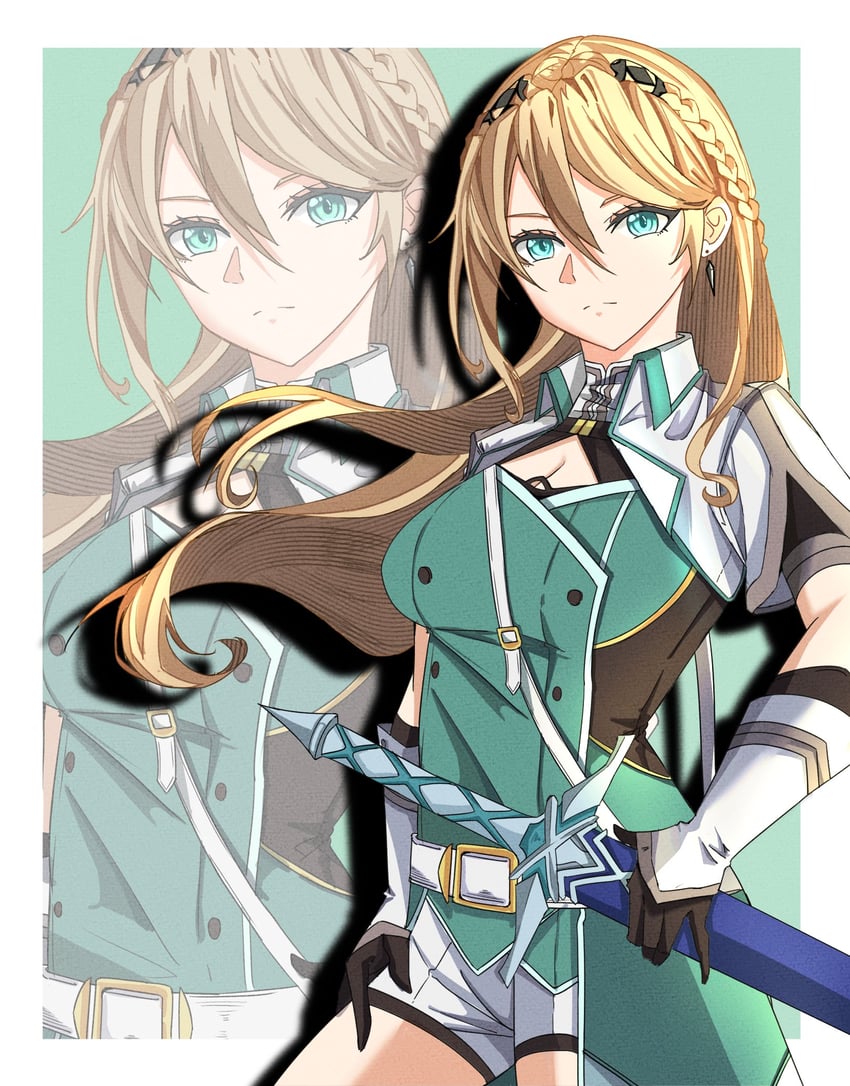 elaine auclair (eiyuu densetsu and 2 more) drawn by nyuusai
