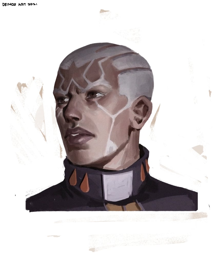 enrico pucci (jojo no kimyou na bouken and 1 more) drawn by deimos_art