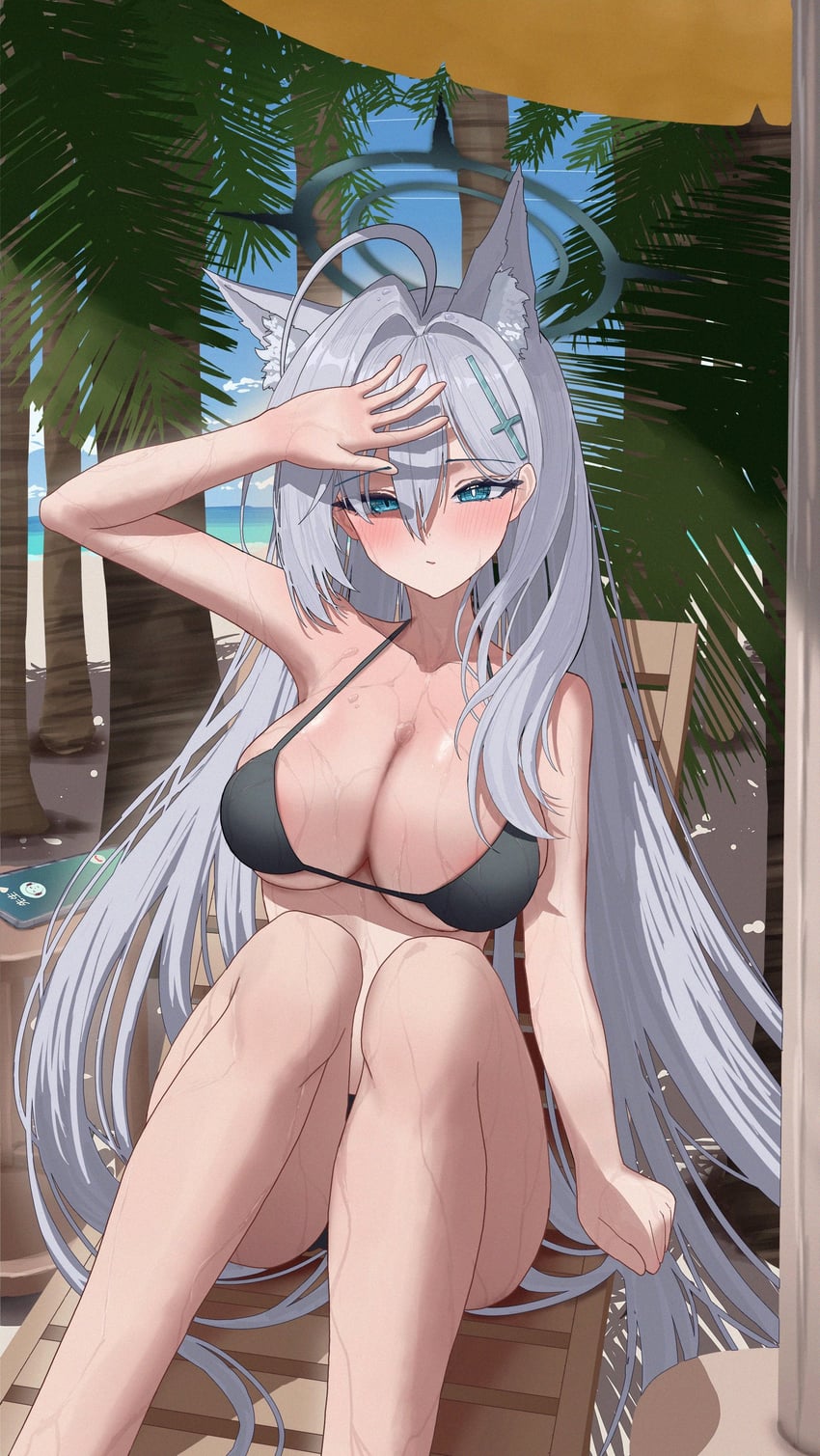 shiroko and shiroko terror (blue archive) drawn by maji_(majidesu3)