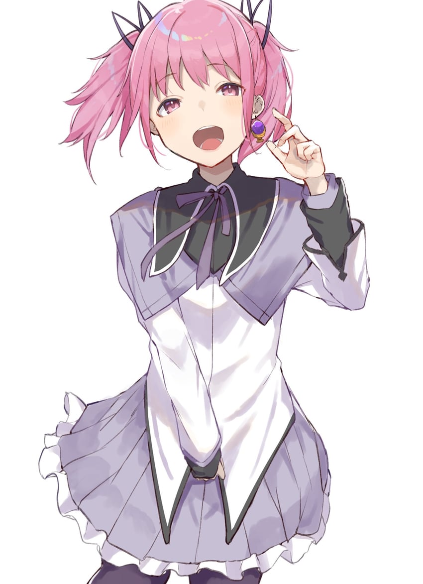 akemi homura and kaname madoka (mahou shoujo madoka magica) drawn by anataa