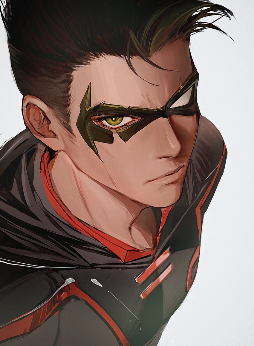 damian wayne (dc comics and 1 more) drawn by huanxi