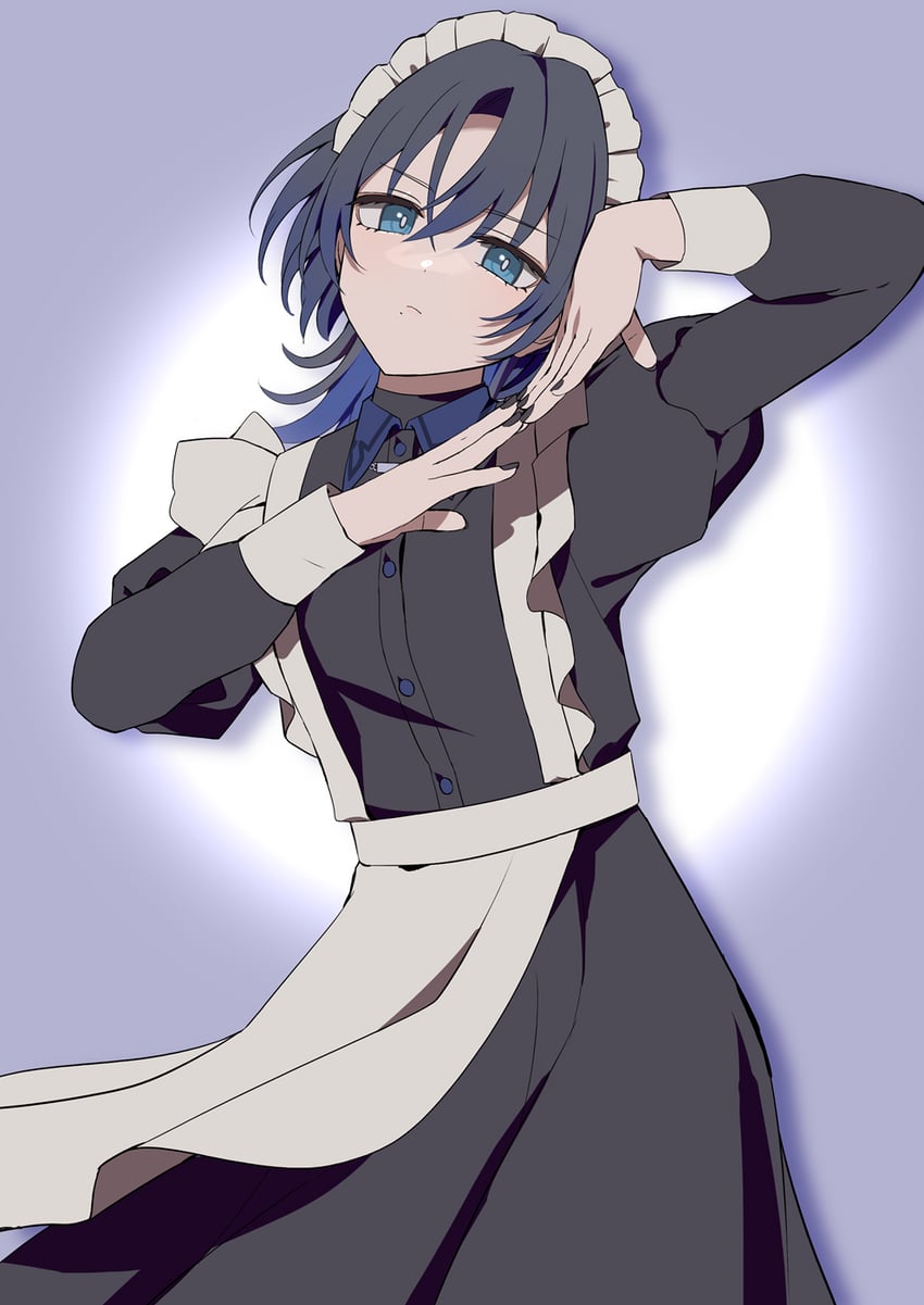 hiodoshi ao (hololive and 1 more) drawn by maamu