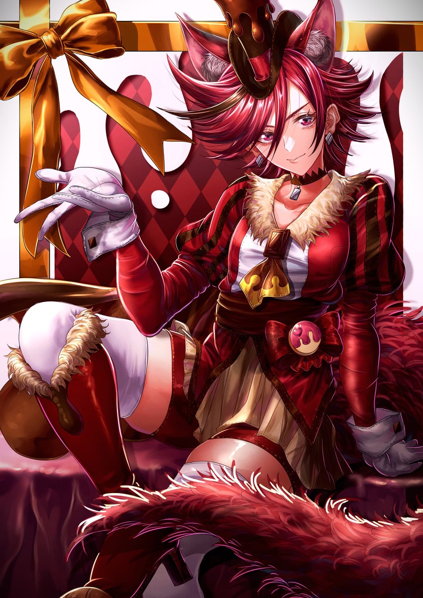 kenjou akira and cure chocolat (precure and 1 more) drawn by sakana_sakanama