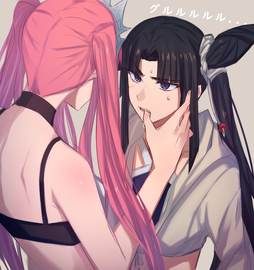 ushiwakamaru and medb (fate and 1 more) drawn by aoki_shizumi