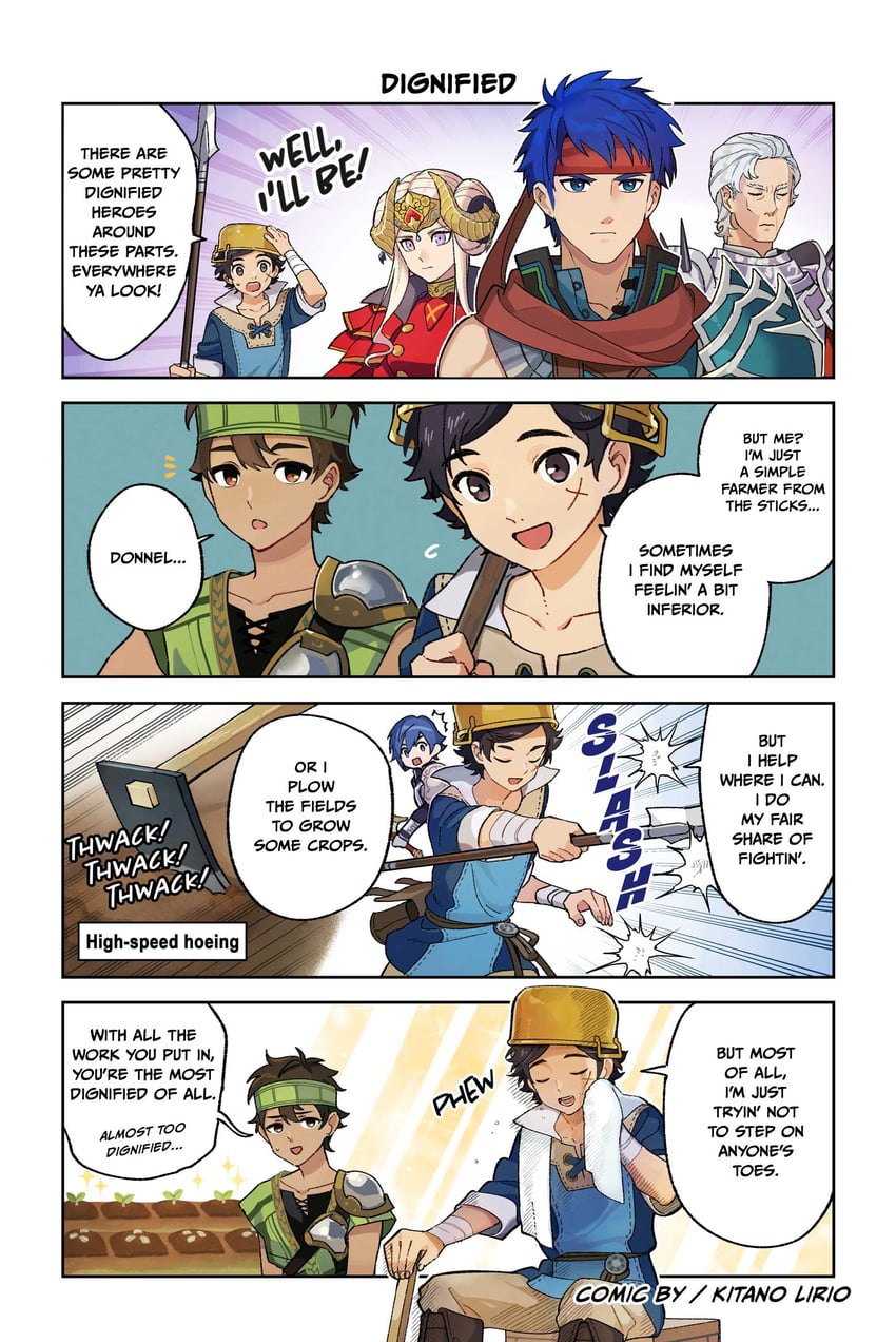 edelgard von hresvelg, ike, chrom, gray, donnel, and 1 more (fire emblem and 6 more) drawn by kitano_ririo