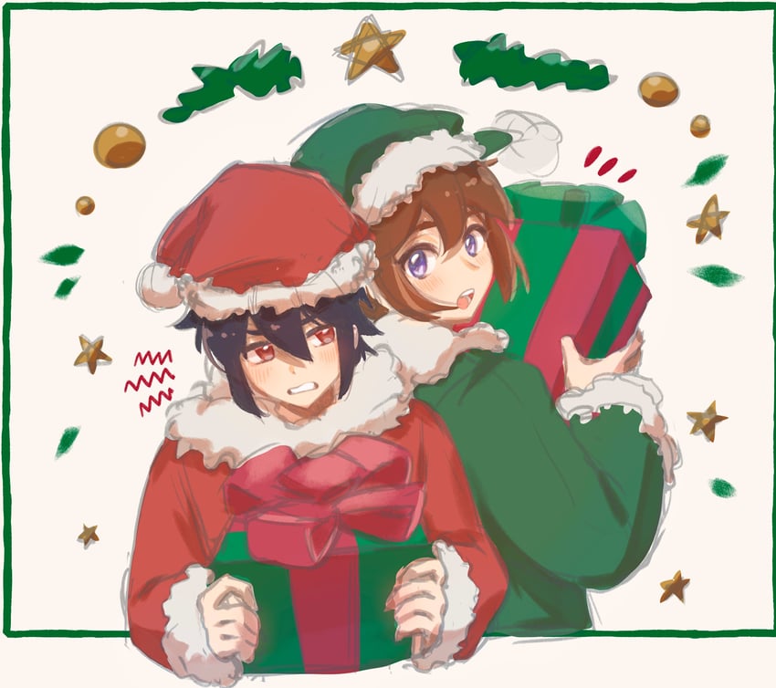 pit and dark pit (kid icarus and 1 more) drawn by ko_iwari_ngo