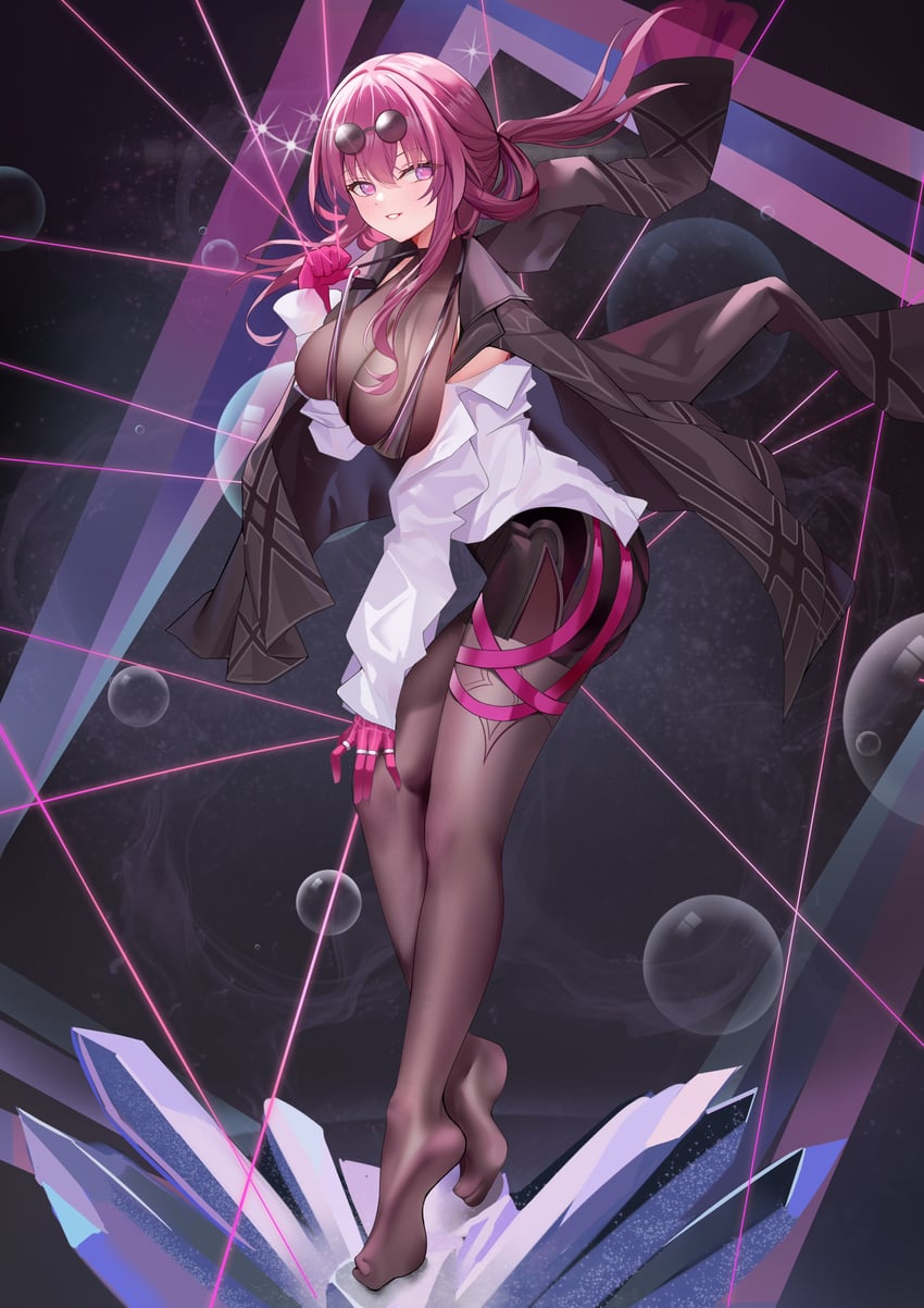 kafka (honkai and 1 more) drawn by zhongwu_chahui