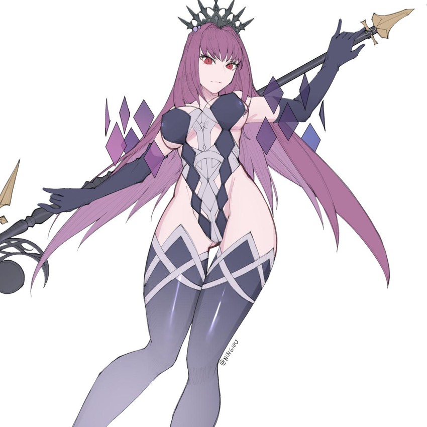 scathach (fate and 3 more) drawn by kyou_(iuciferic)