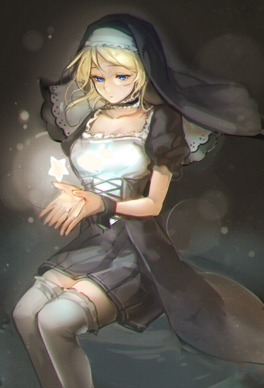 ayase eli (love live! and 2 more) drawn by via