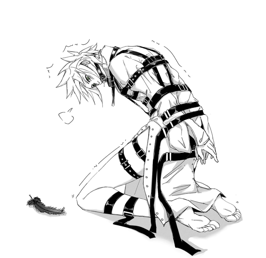 cloud strife (final fantasy and 1 more) drawn by akinahanami1015